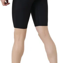 kyk Solid Men Black Tights image 2