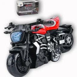 vibrona Die Cast Pull Back Toy Motorcycle for Kids’ Playtime image 1