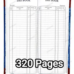 ATISHAY DAY BOOK, 34*14cm,Hard Red Pvc Binding-320 Pages DAY BOOK, 34*14cm,Hard Red Pvc Binding-320 Pages 1-Part Day book-picture-16