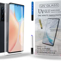 INTELLIZE Edge To Edge Tempered Glass for Vivo X70 Pro Plus 5G Tempered Glass, 3D Tempered Glass, Best Quality Tempered Glass, High Quality UV Tempered glass-image-81