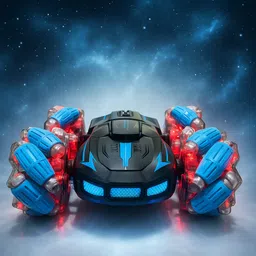 memobees REMOTE CONTROL 360°DRIFTER CAR WITH SMOKE EFFECTS | 4x4 ROTATING CAR-picture-45