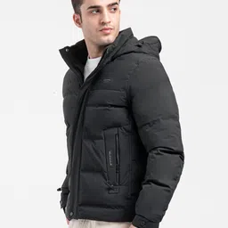 red tape Men Solid Padded Jacket image 2