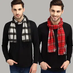 Trendy World Checkered Men Muffler-picture-34
