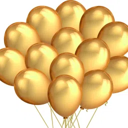 Solid Set Of 51 Pcs Gold Balloons Decoration/Girls birthday decoration Balloon-image-79