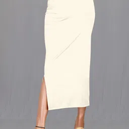 DRESQUE STORE DS_PC_TEX_3713_WHITE Polyester Petticoat image 2