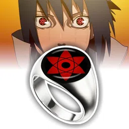 paultrends ANIME NARUTO RING | SASUKE MANGEKYO SHARINGAN RING WITH ADJUSTABLE SIZE Stainless Steel Ring-picture-33