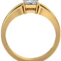avsar AVR608YB 14kt Cubic Zirconia Yellow Gold ring image 3