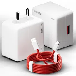 MAK 65 W SuperVOOC 3.1 A Wall Charger for Mobile with Detachable Cable-image-3