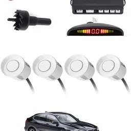 peeps store Universal 4 White Reverse Parking Sensor-PS25B271 Universal 4 White Reverse Parking Sensor-PS25B271 Parking Sensor-picture-17