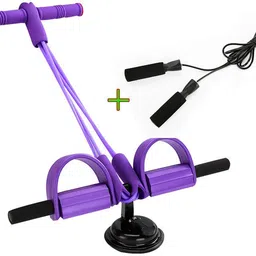 edbiret Pull Reducer Training Bands 4 Tubes Body Trimmer Ab Exerciser image 5