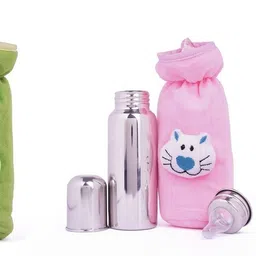 macare Baby Feeding Bottle With Silicone Nipple With Cover - 250 ml-picture-28