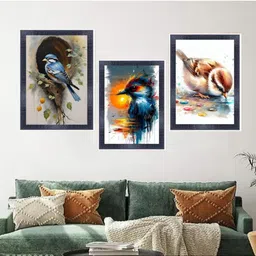 Good Looking Painting Set Of 3 Canvas 14 inch x 10 inch Painting-image-18