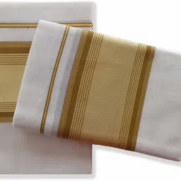 Chithra Fabrics CF 4201 Kerala Traditional Single Set 2.00/2.80m Sampangi Solid Women Dhoti-image-42