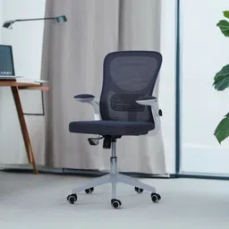 Mesh Office Adjustable Arm Chair-image-0