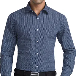 raymond Men Slim Fit Printed Formal Shirt-picture-20