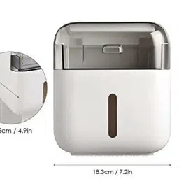 carnival Self Adhesive(No Drill)Wall Mounted Tissue Paper Dispenser With Storage Capacity CR-01 Paper Dispenser image 4