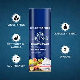 vetoni SHAVING FOAM FRUITY PUNCH FOR ALL SKIN TYPE(Pack of 2)400g each |800gm| image 5