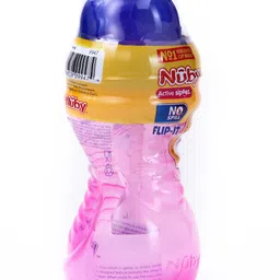 nuby Flip-IT Straw Cup(Sipper) for your child (Pink & Purple) with 10 oz/300ml image 2