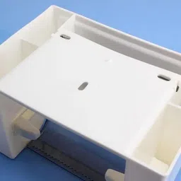 fastgear Toilet Paper Holder with Mobile Stand Rust Resistant for bathroom/Washroom Acrylic Toilet Paper Holder image 3