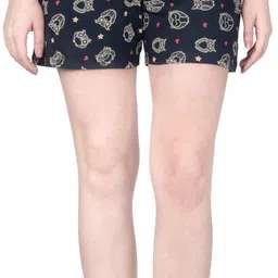 ariel Pack of 3 Printed Women Multicolor Casual Shorts image 3