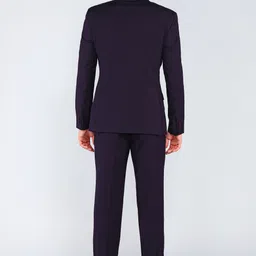 park avenue Men SB2 PEAK S.SLIM FIT 3PC SUIT Solid Suit image 2