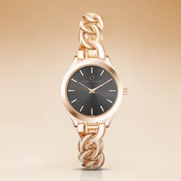 Carlington Iconic Series Premium Ladies Wrist Watches Analog Watch - For Women CT 2036 RoseBlack-picture-24