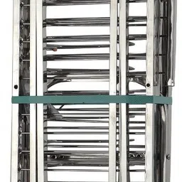 irontech Utensil Kitchen Rack 30x32 inch wall mount Kitchen Dish Rack Plate Cutlery Stand / Kitchen Utensils Rack / Modern Kitchen Storage Rack / Kitchen Organizer / Utensils Rack with Plate & Cutlery Stand Steel image 3