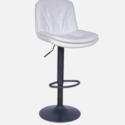 casacraft from pepperfry Corner Bar Chair In White Color image 3
