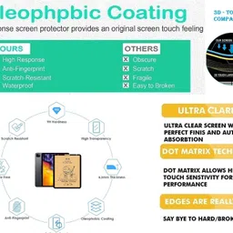 A-Allin1 Nano Glass for iPad Pro 11 inch (2020 & 2018), Flexible Nano Matte Touch Sensitive, Gloss Finish image 2