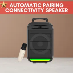 Clairbell Monster (BLUETOOTH TROLLEY SPEAKER) With Karaoke Mic and High Quality SoundCB45 35 W Bluetooth Party Speaker-image-75