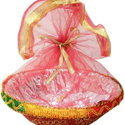 lavish secrets PACK OF 10 ( 9 INCH ROUND ) DECORATIVE GIFTS HAMPERS Plastic Fruit & Vegetable Basket-picture-11