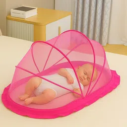 yeasir enterprise Y tent crib pink HDPE - High Density Poly Ethylene Washable Kids Mosquito Net-picture-43