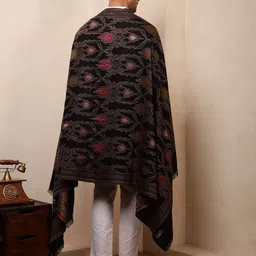 Ravaiyaa - Attitude Is Everything Wool Floral Print Men Shawl image 5