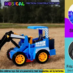 gurukrupa Guru krupa Musical Friction Road Roller ,JCB. image 5