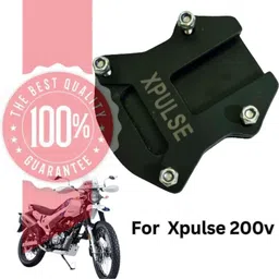 tryfly MS Side Stand Extender Compatible with Hero XPULSE (MATT Black) Bike Fairing Kit image 1