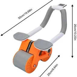 bellveen Ab Roller Wheel Exercise Elbow Support With Timer Watch Fitness Accessory Kit Kit image 5