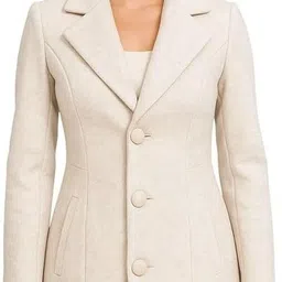 pepzo Women Solid Double Breasted Casual Blazer-picture-15