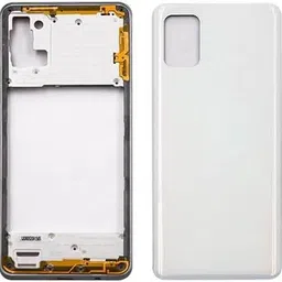 SPAREASP Samsung A31 Back Housing Body ( Middle Ring + Back Panel) White Back Panel-picture-14