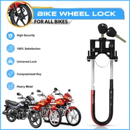 oto2eye Bike Front Shocker Lock Wheel Lock Computerised Wave Key Bike Front Shocker Lock Wheel Lock Hero Splendor All Model Wheel Lock-picture-16
