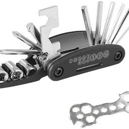 shrenik Multi Functional Took Kit for Cycle Repair Foldable Allen Key & Spanner Combo Cycling Cycling Repair Tool-picture-11