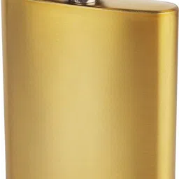 acero inox Stainless Steel and Color coating Hip Flask 7 Oz (206 ml),GOLDEN SET OF 4 STAINLESS STEEL Hip Flask image 3