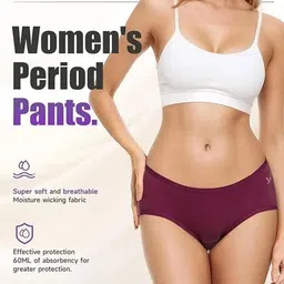 louis craft Pack of 2 Women Periods Multicolor Panty image 5