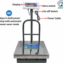 King Star 400x400P Weighing Machine Capacity 200 Kg Weighing Scale-picture-24