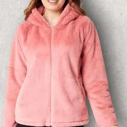 sheen ellision Fleece Coat For Women image 1