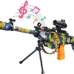 mega star Army Style Machine Gun Toy for Kids image 4