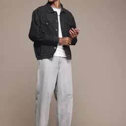 roadster Men Solid Jacket image 5