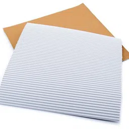 genut PL-50 White Corrugated Liner Sheets for Pizza Box – 8 x 8 inch (Pack of 50) Trivet-picture-27