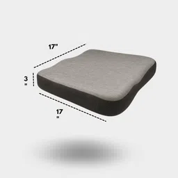 myergonomy Memory Foam Cushion Pack of 1 Solid Posture Support Seat Cushion image 3