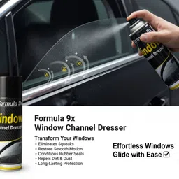 formula 9x Window Channel Dresser - 500ml | Multipurpose Spray for Car & Home Applications Rust Conversion Aerosol Spray image 2