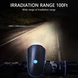 beembell Rechargeable Bicycle Horn & 3-Mode USB LED Light LED Front Light image 5